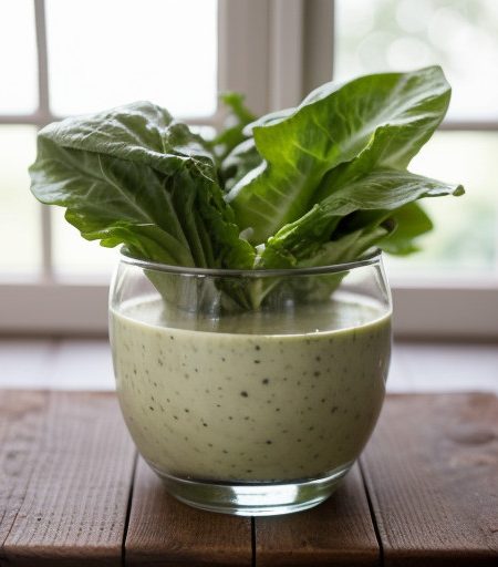 Romaine & Roquefort Salad With Herb Vinaigrette - Bon App recipe image