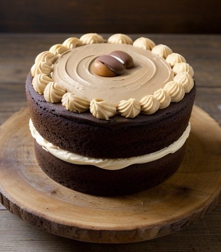 Romano's Reese's Peanut Butter Cake recipe image