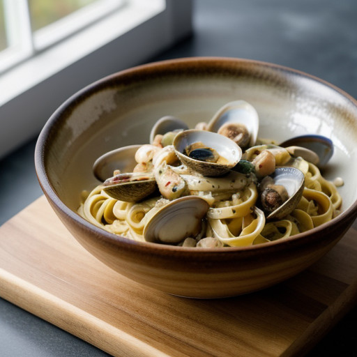 Ron Santo's Linguine With Clam Sauce recipe image