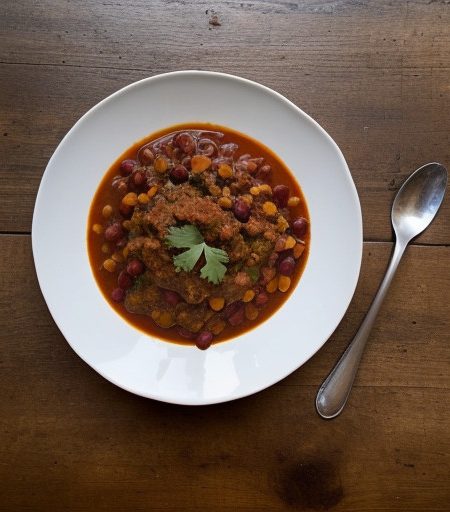 Roomie's Low Fat Vegetarian Chili recipe image
