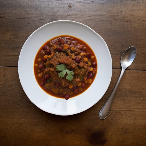 Roomie's Low Fat Vegetarian Chili recipe image