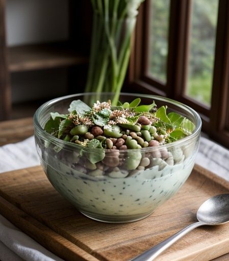 Roquefort, Lettuce & Flageolet Bean Salad recipe image