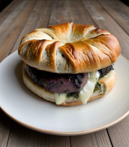 Rosemary Chicken and Brie en Croute recipe image