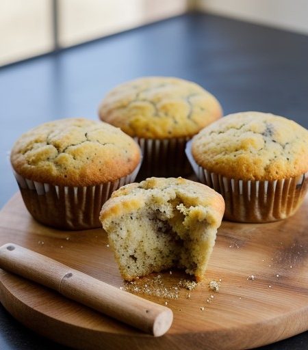 Rosemary Lemon Muffins recipe image
