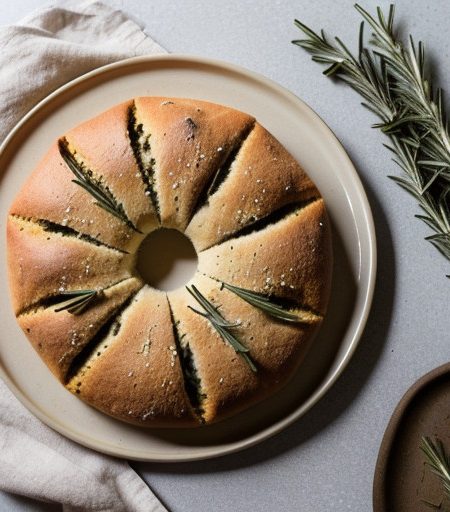 Rosemary-Olive Focaccia recipe image