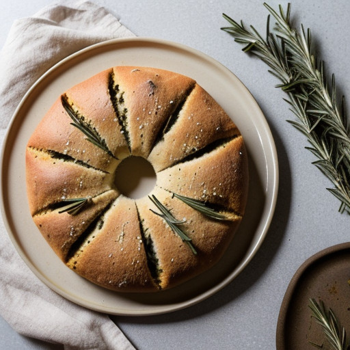 Rosemary-Olive Focaccia recipe image