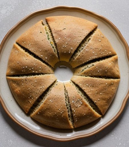 Rosemary-Whole Wheat Focaccia With Garlic recipe image