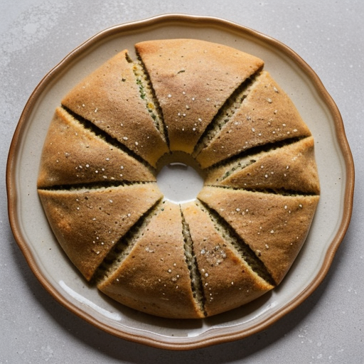 Rosemary-Whole Wheat Focaccia With Garlic recipe image