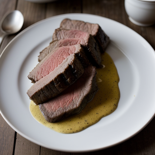 Rostbraten Mit Pilzfulle (Beef Roast With Mush recipe image