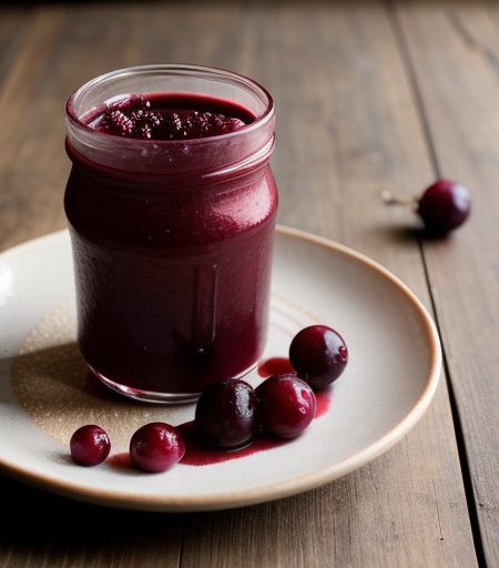 Rosy Grape Jelly recipe image