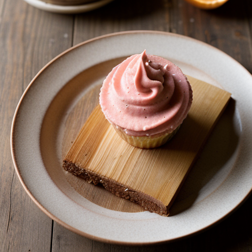 Rosy Rhubarb Sherbet recipe image
