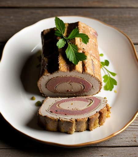 Roulade of Turkey With Foie Gras & Sauterne recipe image