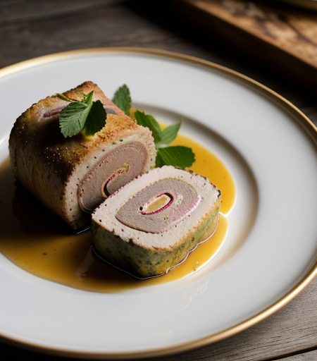 Roulade of Turkey With Foie Gras & Sauterne S recipe image
