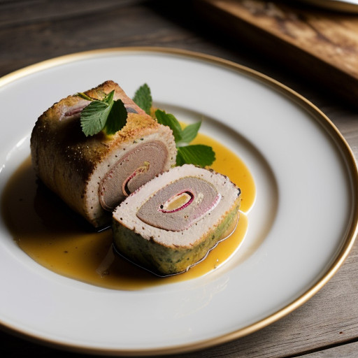 Roulade of Turkey With Foie Gras & Sauterne S recipe image