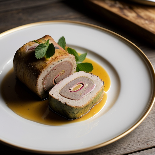 Roulade of Turkey With Foie Gras & Sauterne S recipe image