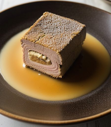 Roulade of Turkey With Foie Gras and Sauterne Sauce ... recipe image