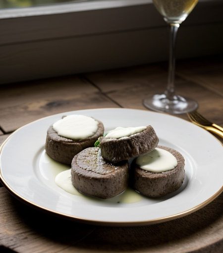 Roulades of Veal With Chevre recipe image