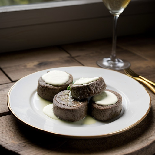 Roulades of Veal With Chevre recipe image
