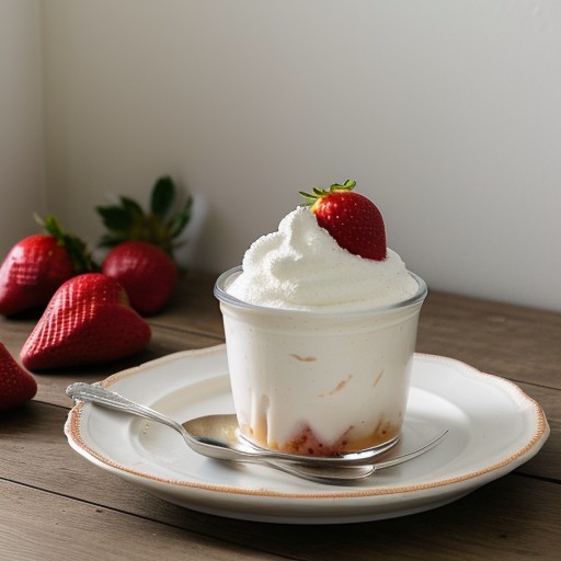 Rowe's Fresh Strawberry Layer Pudding recipe image