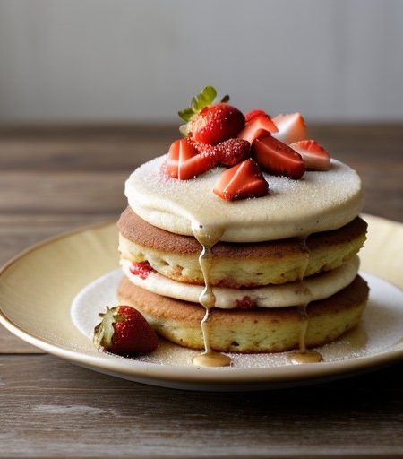 Rowe's Strawberry Griddle Cakes recipe image