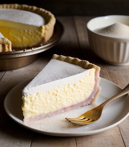 Rubarb Custard Pie recipe image