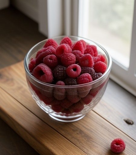 Ruby Red Raspberry Salad recipe image