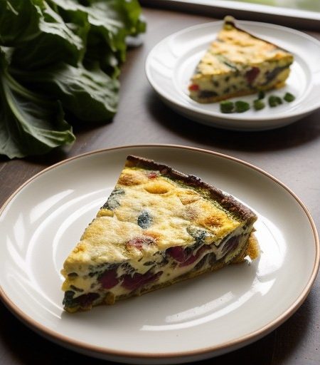 Ruby Swiss Chard Frittata - Country Living recipe image