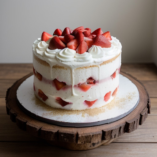 Ruby's Strawberry Shortcut Cake recipe image