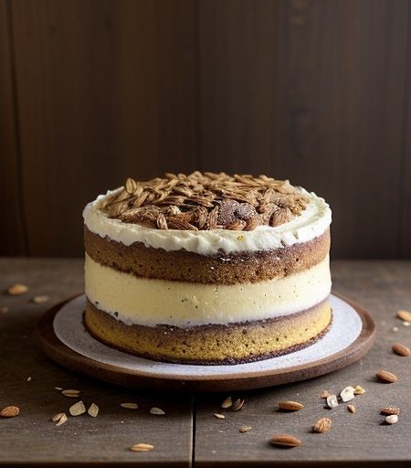 Rum Almond Cake recipe image