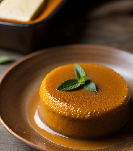 Rum-Glazed Sweet Potato Pudding recipe image