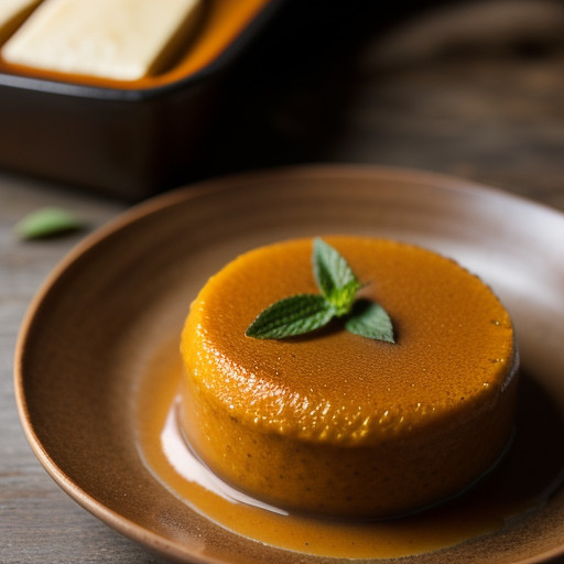 Rum-Glazed Sweet Potato Pudding recipe image