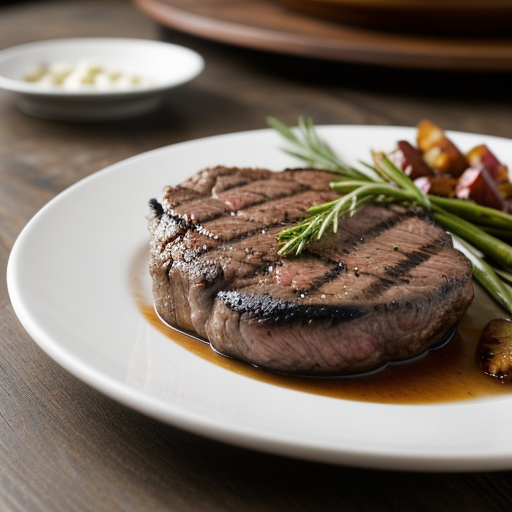 Rum Marinated Rib Eye Steaks recipe image