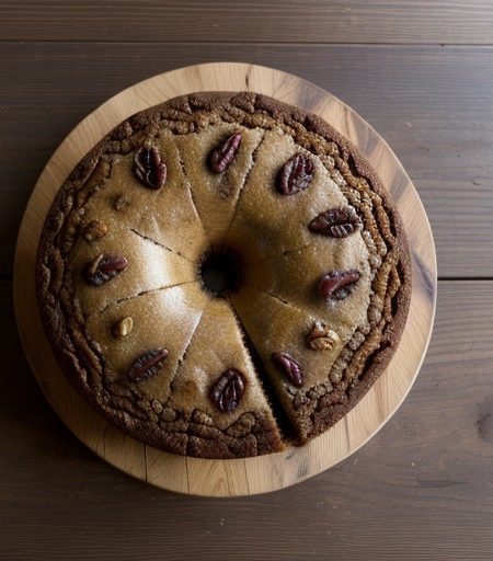 Rum Walnut Cake recipe image