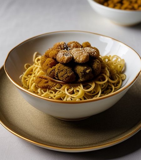 Rumanian Fried Noodle Pudding recipe image