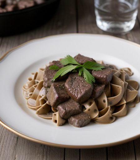 Russian Beef Stroganoff - With Coke recipe image