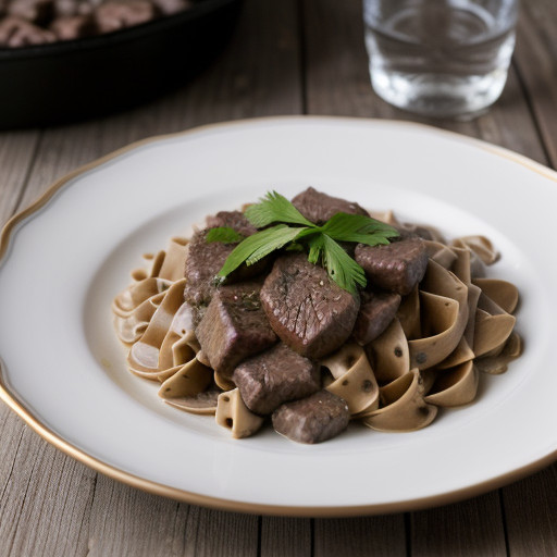 Russian Beef Stroganoff - With Coke recipe image
