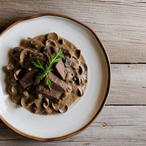 Russian Skillet Stroganoff (7 PTS recipe image