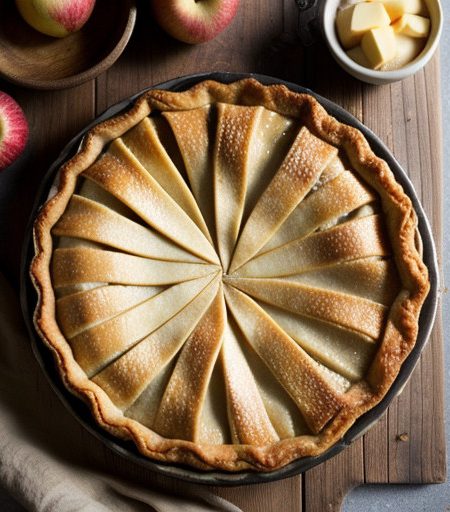 Rustic Apple Tart Master Recipe - House Beautiful recipe image