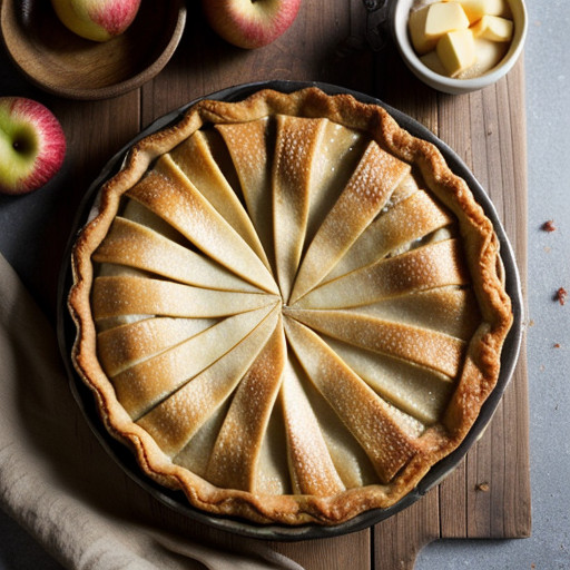 Rustic Apple Tart Master Recipe - House Beautiful recipe image