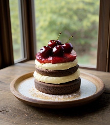 Rustic Cherry Shortcake (5 PTS recipe image