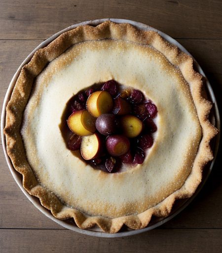 Rustic Plum & Nectarine Tart recipe image