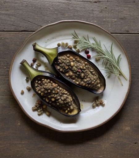 STUFFED EGGPLANT - Country Cooking recipe image