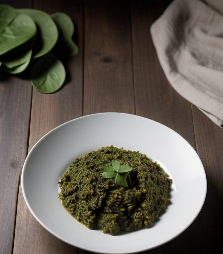 Saag Vali Khichri recipe image