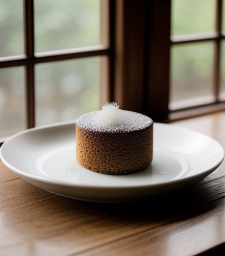 Sae Me Duk (Korean Steamed Buckwheat Cake recipe image