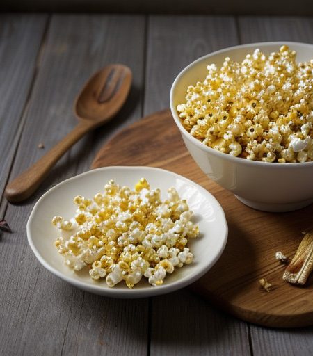 Saffron Buttered Popcorn recipe image