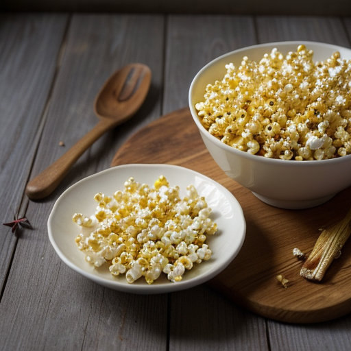 Saffron Buttered Popcorn recipe image