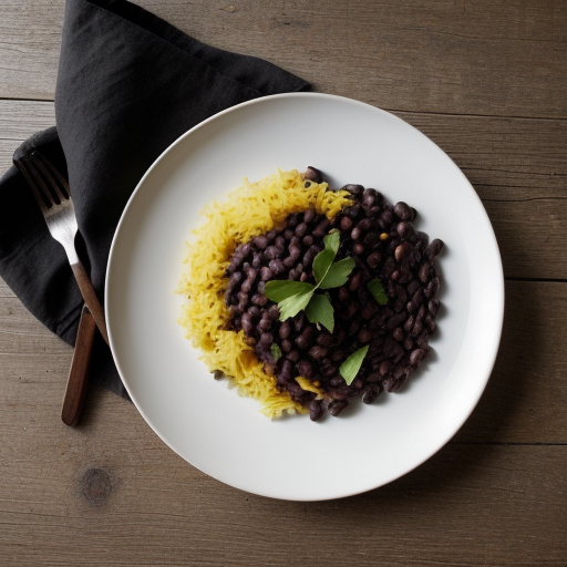 Saffron Rice & Black Beans recipe image