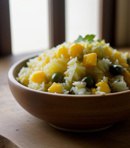 Saffron Rice Salad recipe image