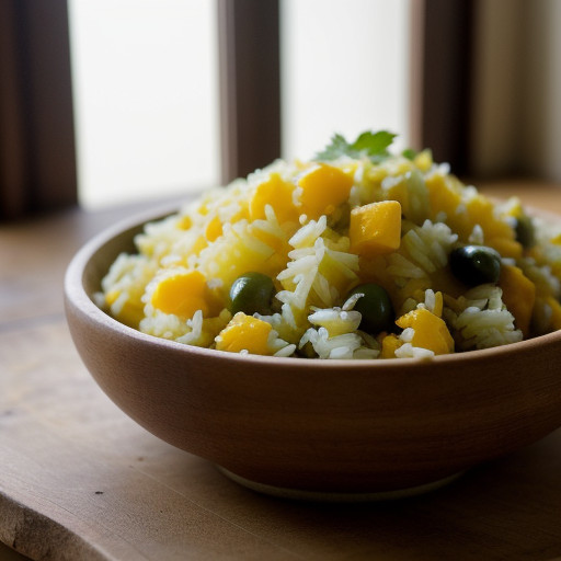 Saffron Rice Salad recipe image