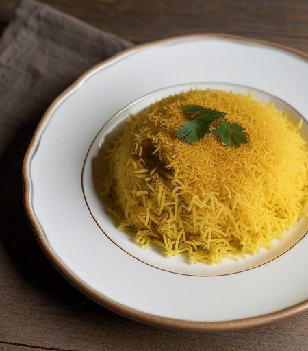 Saffron Rice or Tacheen recipe image